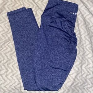 LADIES NVGTN SCRUNCH BLUE LEGGINGS